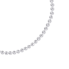 Серебряный цепочный браслет Гольф, 140-165 мм фото №3