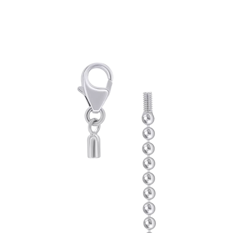 Срібний браслет-ланцюжок Гольф, 140-165 мм фото