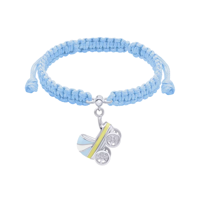Braided bracelet Blue Pram photo