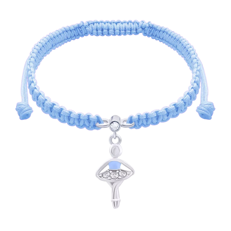 Braided bracelet Blue Ballerina photo