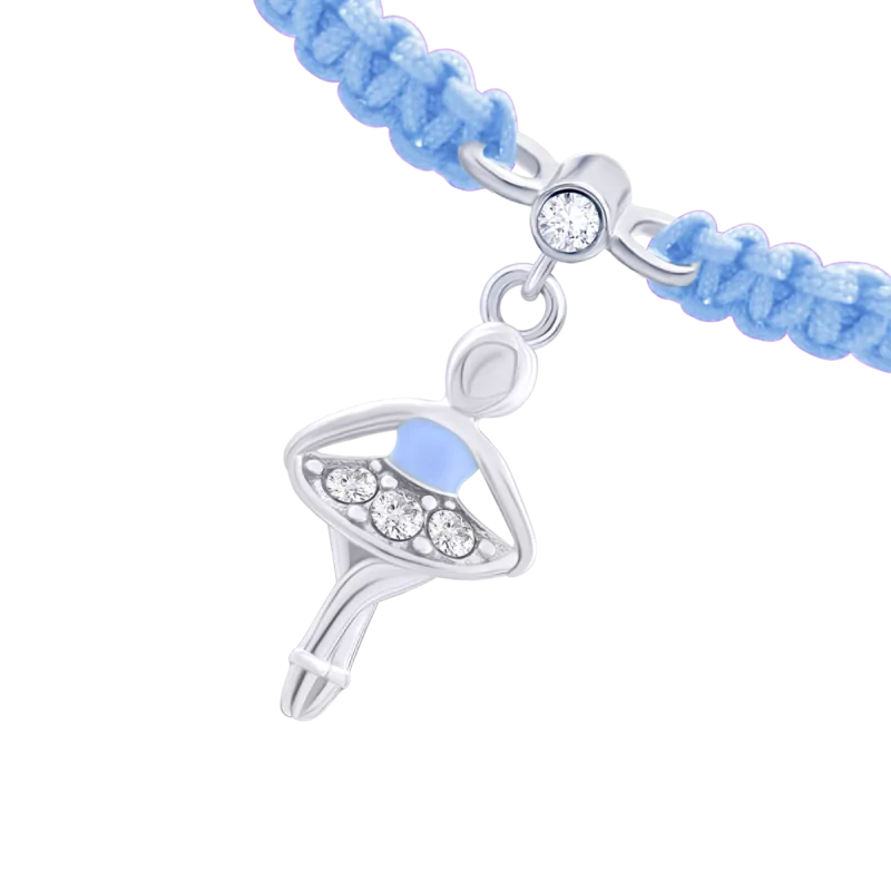 Braided bracelet Blue Ballerina photo