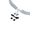 Браслет плетений Панда біло-чорна фото №3