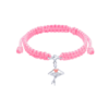 Браслет плетений Балерина рожева фото №1