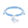 Браслет плетений Єдиноріг блакитний фото №1