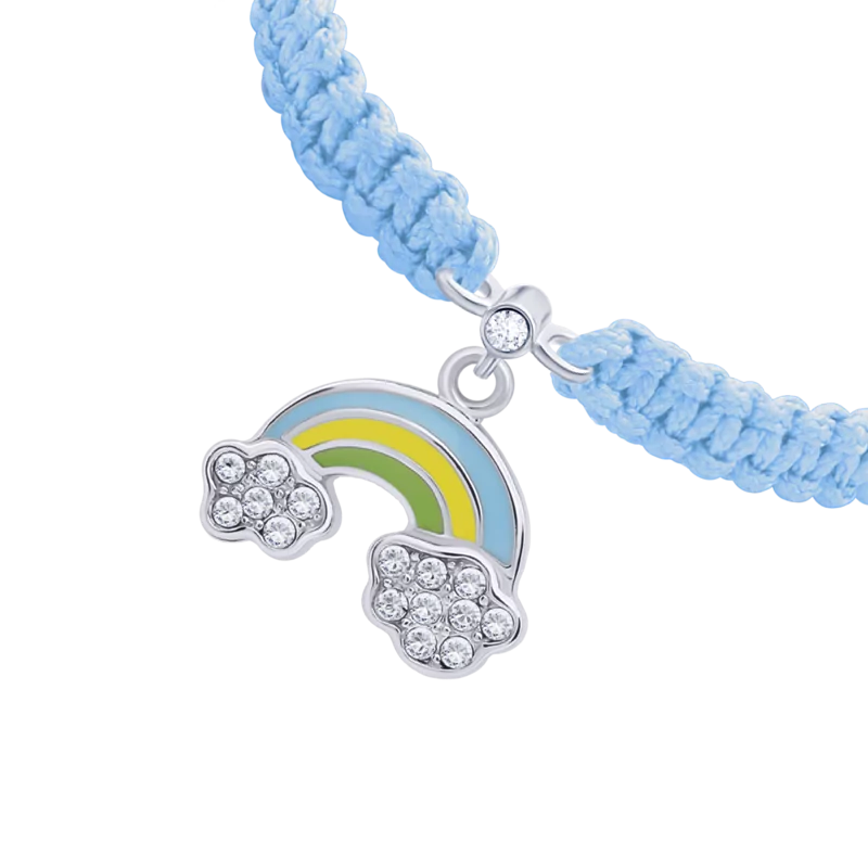 Браслет плетений Веселка блакитна фото