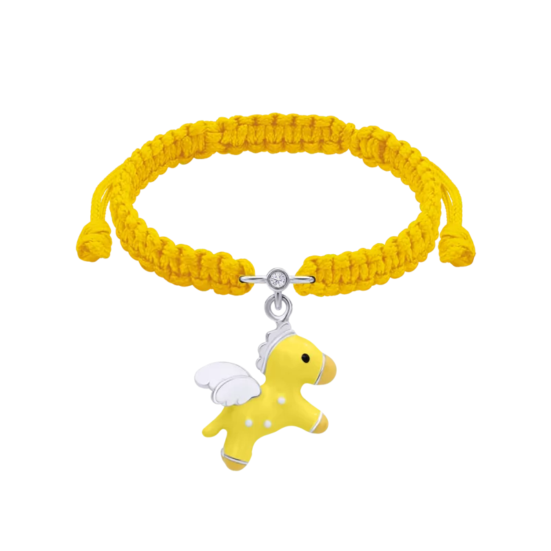 Braided bracelet Yellow Pegasus photo