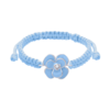 Браслет плетений Піон блакитний фото №1