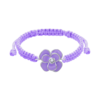 Браслет плетений Піон фіолетовий фото №1