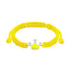 Браслет плетений Корона жовта фото №1