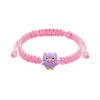 Браслет плетений Сова рожева фото №1