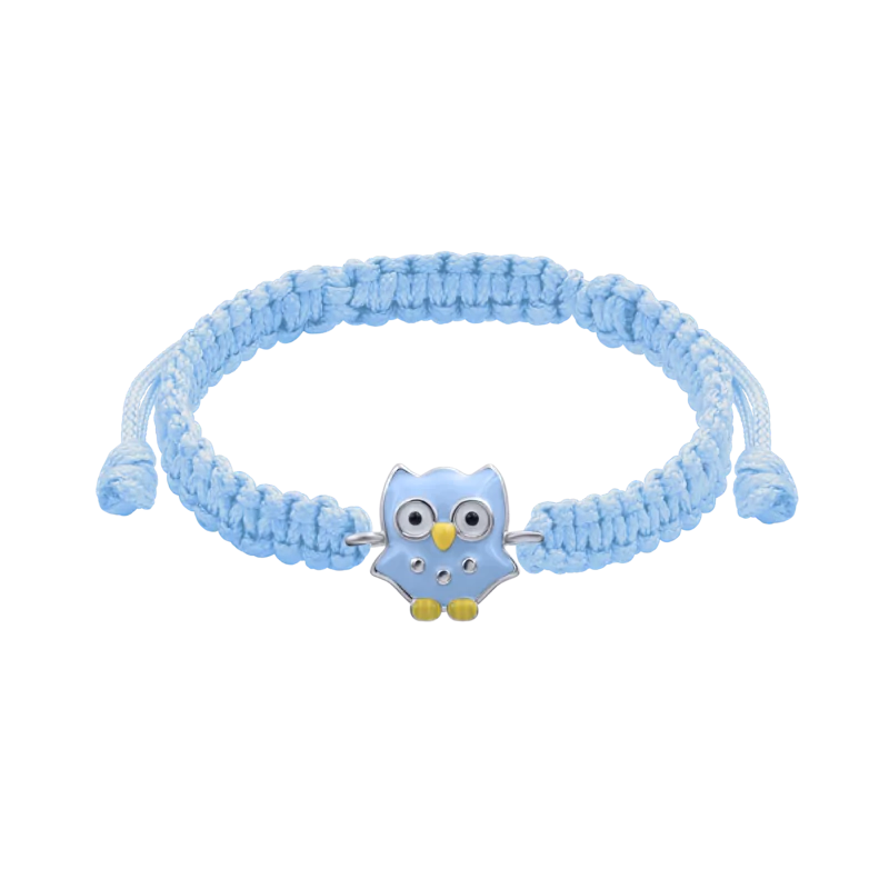 Braided bracelet Blue Owl photo