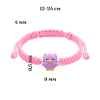 Браслет плетений Сова рожева фото №2