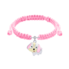 Браслет плетений Щенятко рожеве фото №1