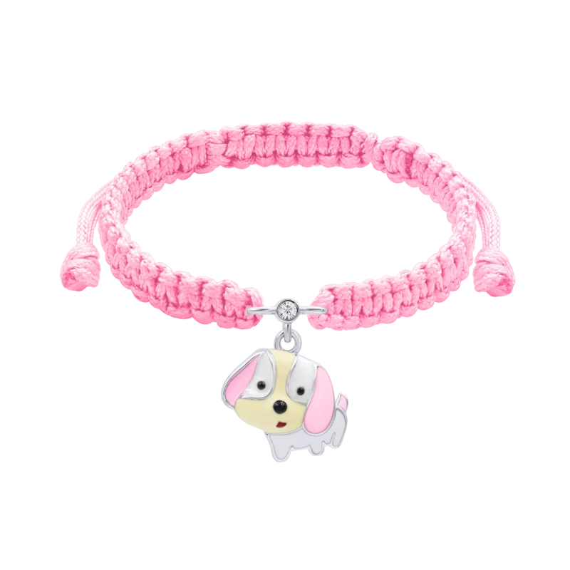 Braided bracelet Pink Puppy photo