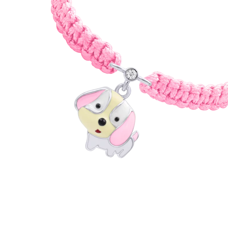 Braided bracelet Pink Puppy photo