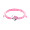 Браслет плетений Весела бджілка рожева фото №1