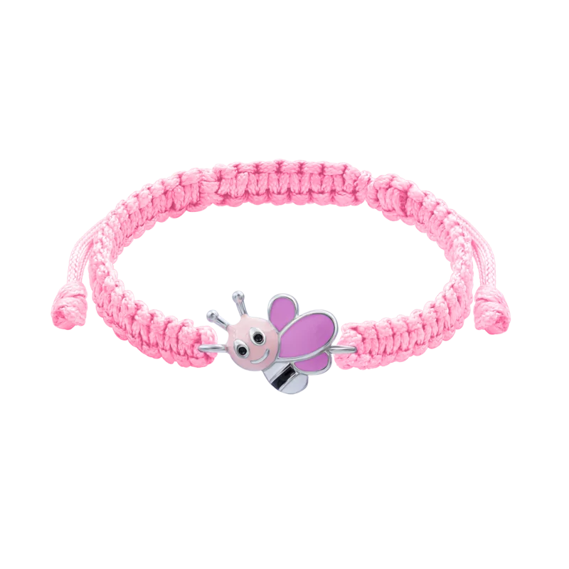Braided bracelet Pink Marry Bee photo