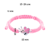 Браслет плетений Весела бджілка рожева фото №2