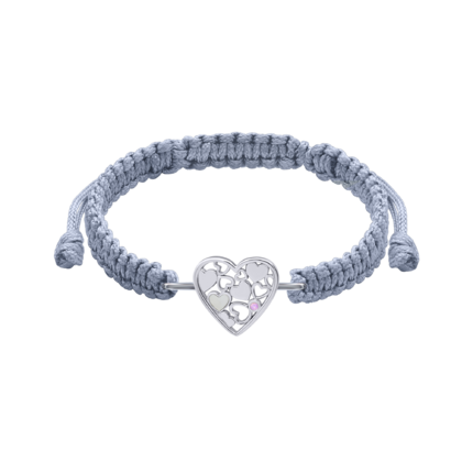 Браслет плетений Серце велике мозаїка фото