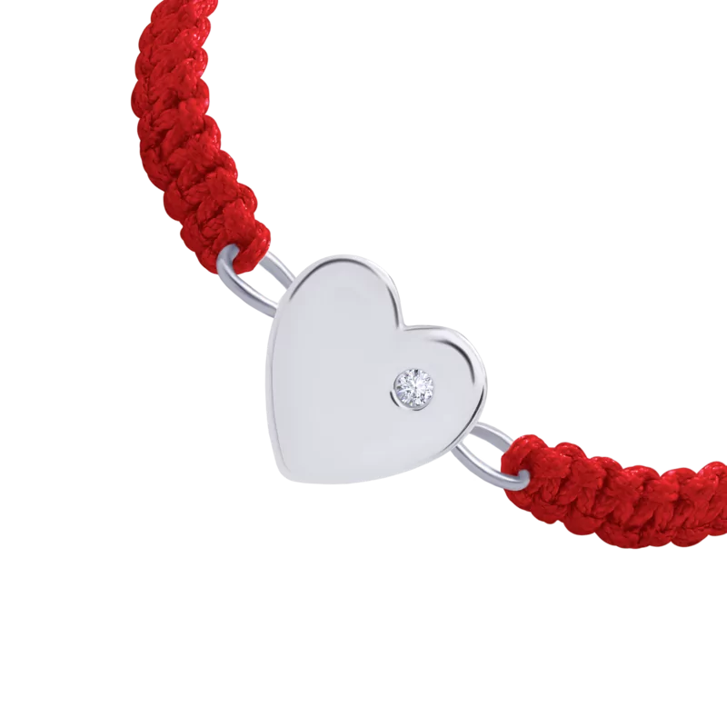 Браслет плетений Серце велике фото