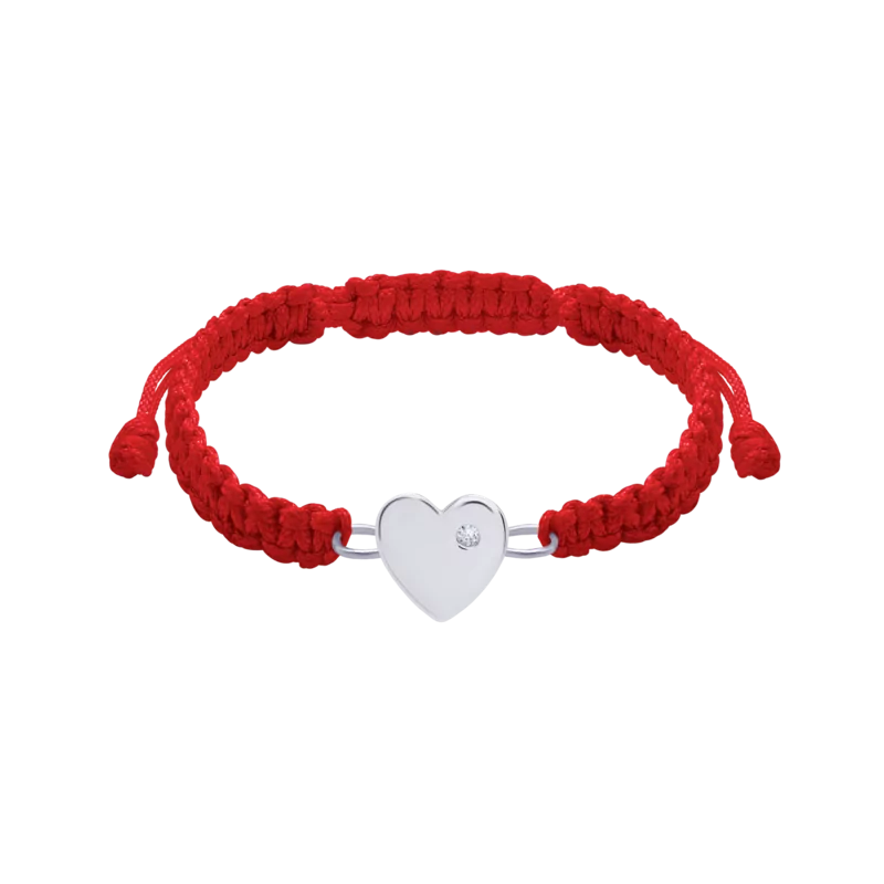 Браслет плетений Серце мале фото