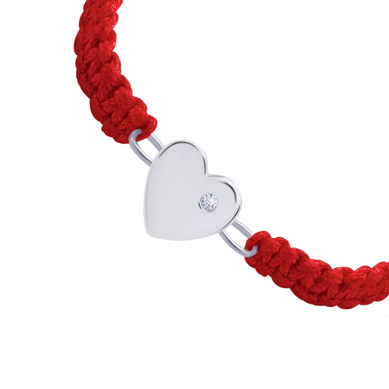 Браслет плетений Серце мале фото