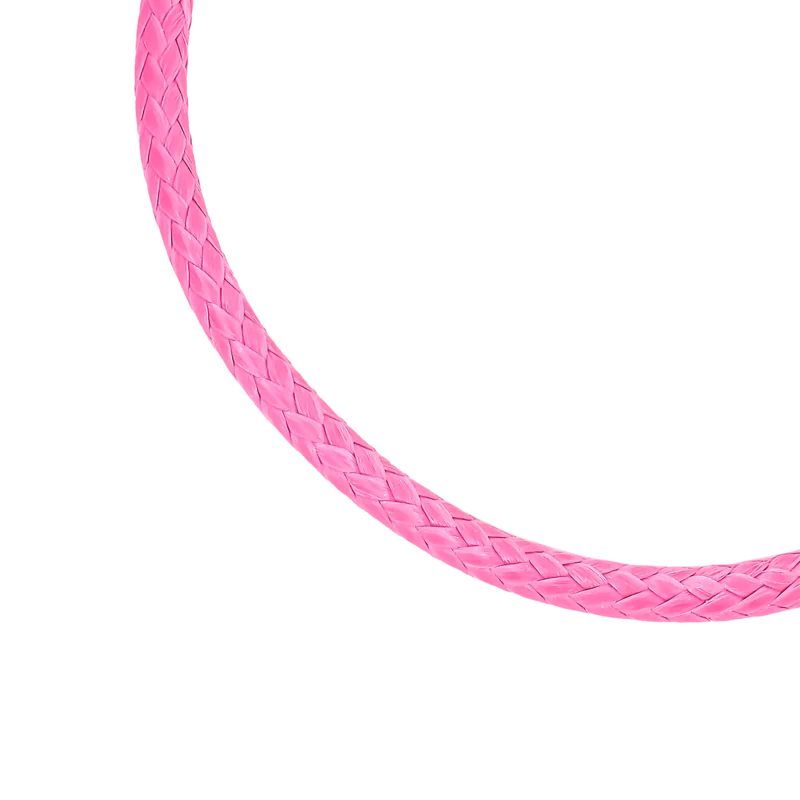 Браслет с серебряной застежкой розовый (Телец) фото