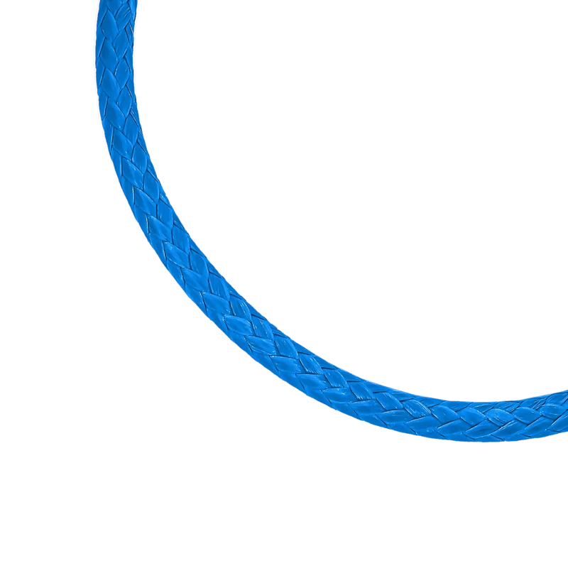 Браслет зі срібними застібками синій (Близнюки) фото