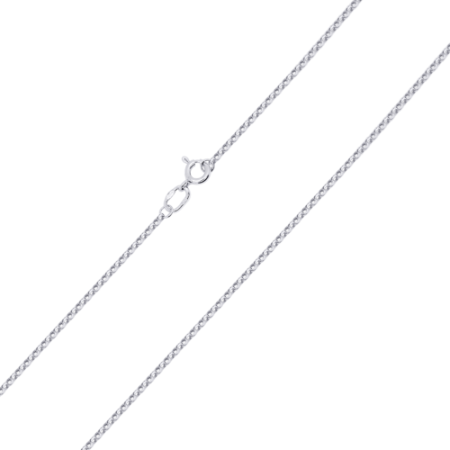 Цепочка серебряная якорного плетения, 450 мм фото