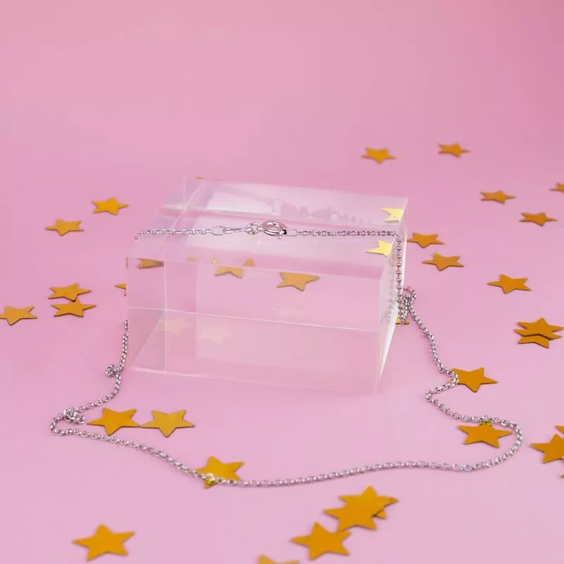 Ланцюжок срібний якірного плетіння, 500 мм фото