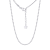 Серебряная цепочка Гольф, 400-425 мм фото №5