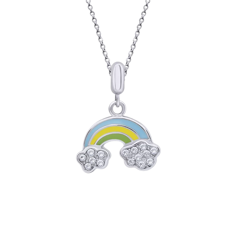 Кольє Веселка блакитна фото