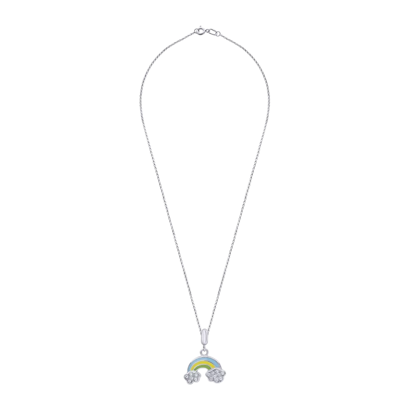 Кольє Веселка блакитна фото