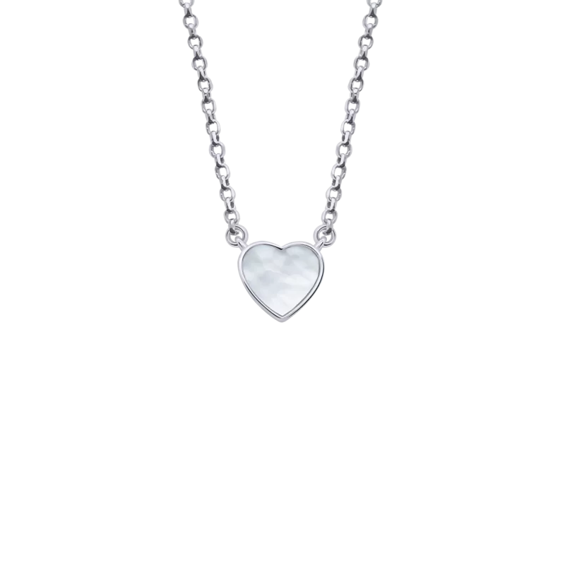 Necklace Little Heart with mother-of-pearl photo