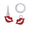 Earrings with pendants Lips photo №1