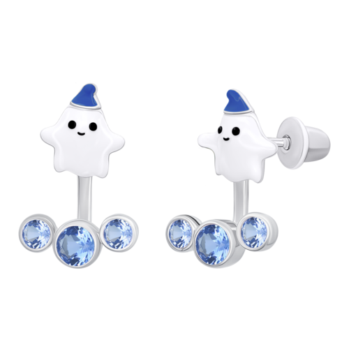 Серьги-джекеты BOO привидение фото