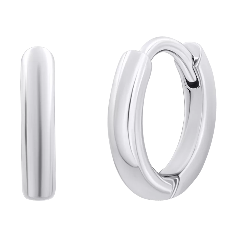 Сережки з підвісами Янголятко з жовтою та білою емаллю фото