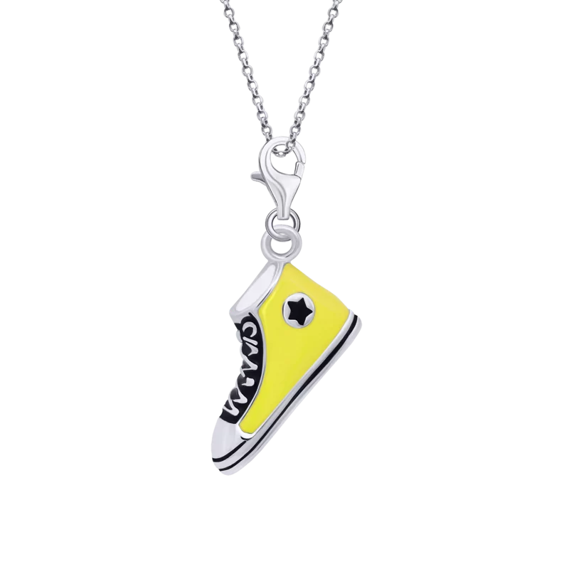 Lobster clasp pendant Yellow Sneaker photo