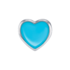 Шарм-серце Колір України з блакитною емаллю фото №1