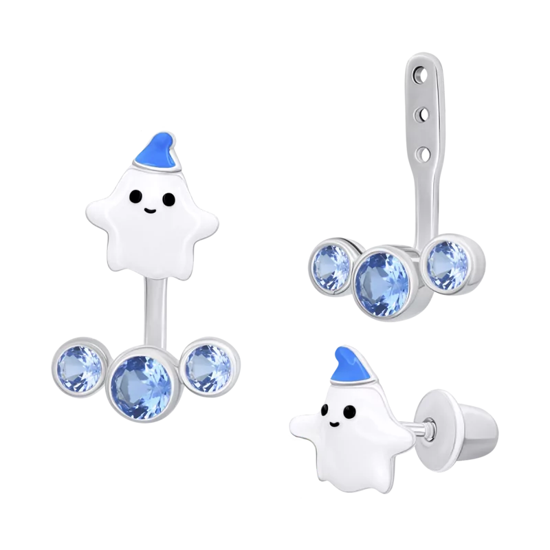 Джекети BOO з блакитними фіанітами фото