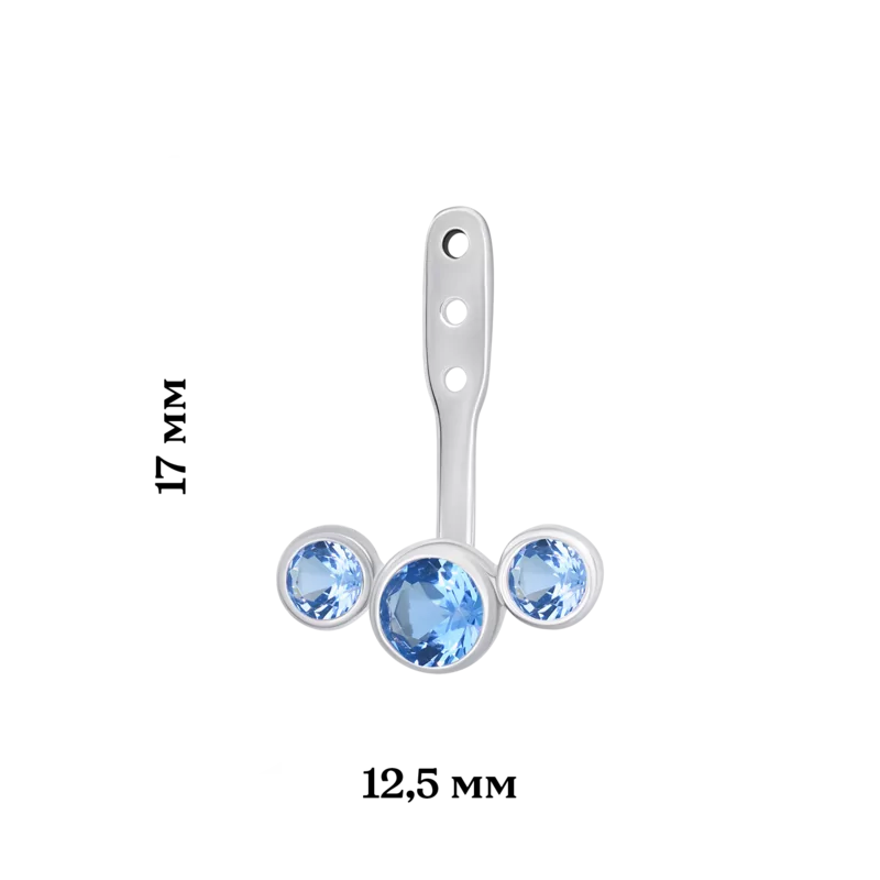 Джекети BOO з блакитними фіанітами фото